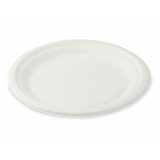 thumbnail of 40x Bio Grillteller Fleischteller rund aus Zuckerrohr Bagasse O 22 cm