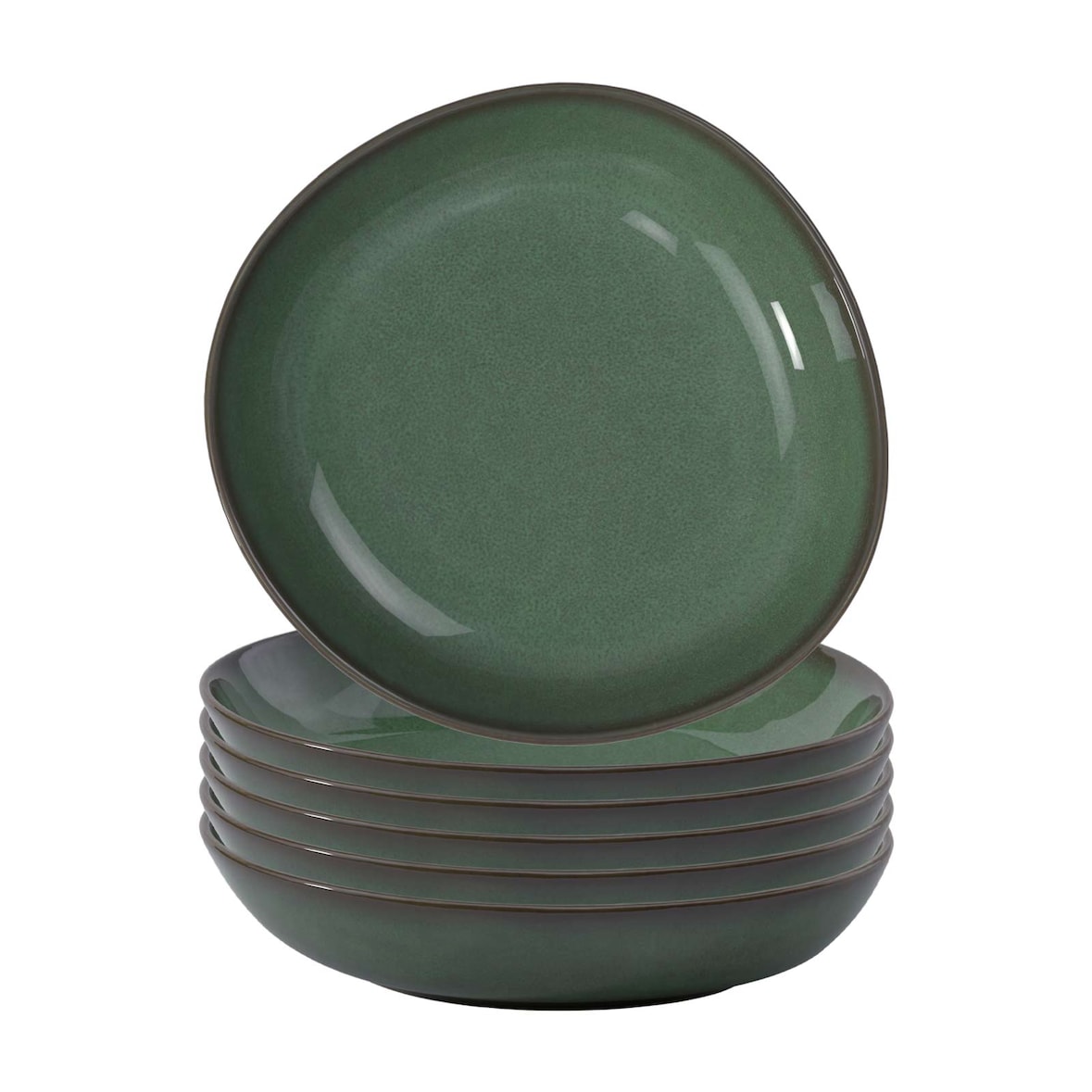 like. by Villeroy & Boch Lave vert Schale flach ø 21 cm 6er Set