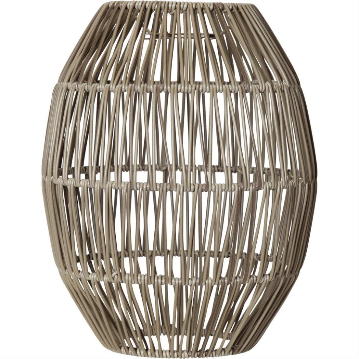 Dekoleuchte Lampenschirm Rattan H: 30cm für E27 Fassungen Außen beige