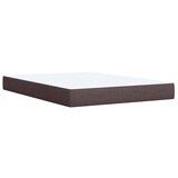 thumbnail of vidaXL Boxspringbett mit Matratze Dunkelbraun 140x190 cm Stoff