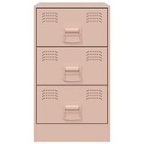 thumbnail of Tables de chevet 2 pcs rose 34,5x39x62 cm acier – Modèle Ciel