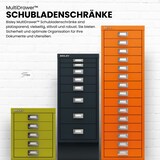 thumbnail of BISLEY Multidrawer Schubladenschrank aus Metall abschließbar in schwarz Schrank für Büro Werkstatt und Zuhause Stahlschrank