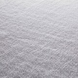 thumbnail of Tapis rectangulaire fausse fourrure gris clair 160 x 230 cm