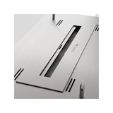 thumbnail of INSERT -Eingebauter Bioethanolbrenner/Einsatz mit 2 Gläsern 60 cm – Linearer Brenner 45 cm / 1 l Fassungsvermögen / Fassungsvermögen 1 l