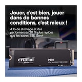 thumbnail of Crucial - P310 - Ssd Interne - 4 To - Pcie Gen4 Nvme M.2 - Vitesse Lecture Jusqu'a 7100 Mo/s - Ct4000p310ssd8