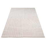 thumbnail of Teppich Kurzflor Abstrakt Wohnzimmer schmutzabweisend Creme  160x220 | 75% Polyester, 25% Polypropylen | Florhöhe: 10 mm | pflegeleicht
