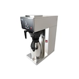 thumbnail of Kaffeemaschine inkl. 2 Liter Thermoskanne | HxBxT 53x20,5x40,5cm | Edelstahl + CHEFGASTRO Geschirrtuch