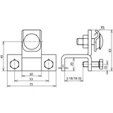 thumbnail of DEHN 372110 AK 6.10 KB S KBF3 18 STTZN Anschlussklemme 1 St.
