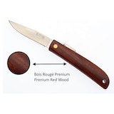 thumbnail of Couteau de Poche Pliant MR KOTOH Acier D2 Manche Bois Rouge Premium