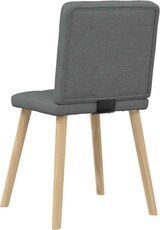 thumbnail of vidaXL Esszimmerstühle 4 Stk. Dunkelgrau Stoff