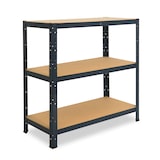 thumbnail of shelfplaza HOME 115x80x45 cm Schwerlastregal in anthrazit mit 3 Böden und 175 kg Traglast pro Boden
