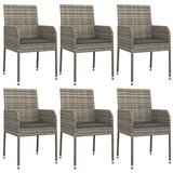 thumbnail of HELLOSHOP26 - Muebles de comedor de jardín 7 piezas ratán gris y cojines 02_0014896