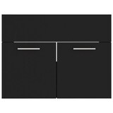 thumbnail of vidaXL Waschbeckenunterschrank Schwarz 60x38,5x46 cm Holzwerkstoff