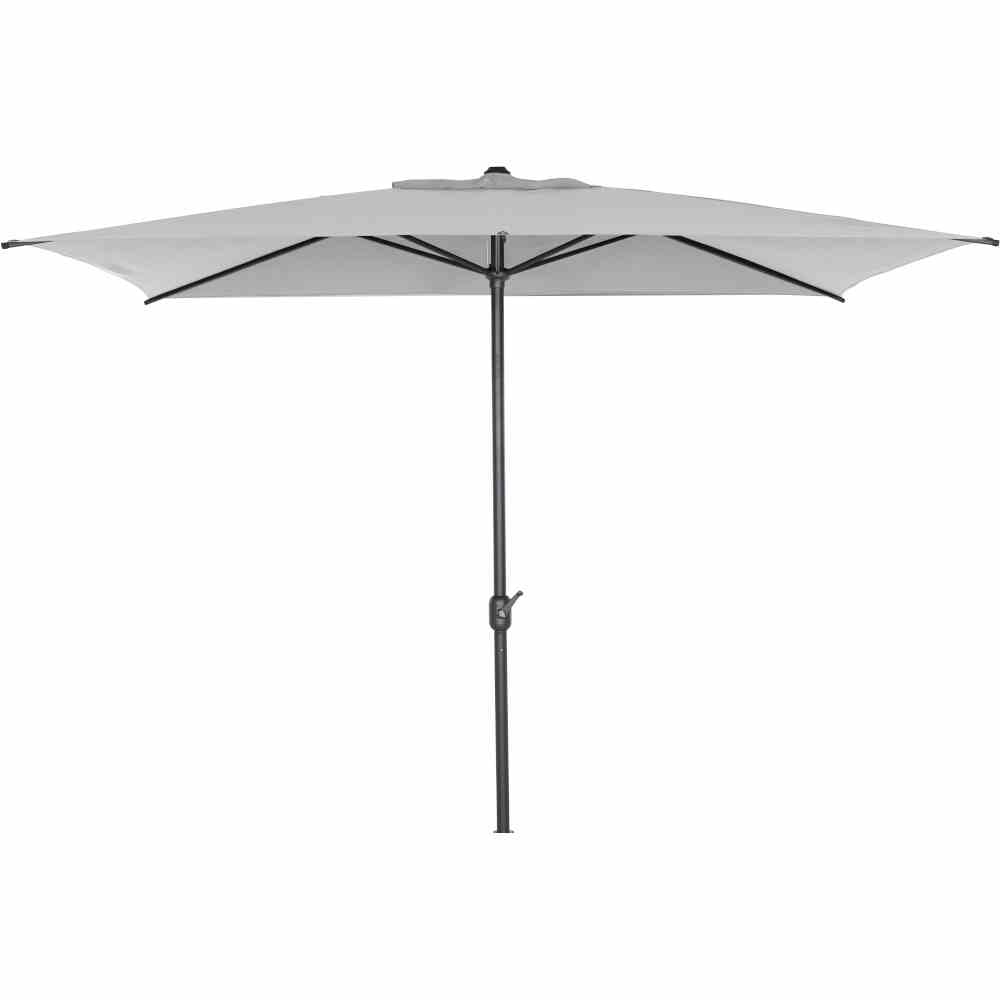 SIENA GARDEN Isa Mittelstockschirm anthrazit/stone 200x300 cm M32095