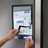 thumbnail of Marco informativo magnético Europel set 5 piezas A4 Negro