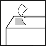 thumbnail of Faltentasche 3775 E4/40F oF hk 150g natron braun 250 St./Pack.