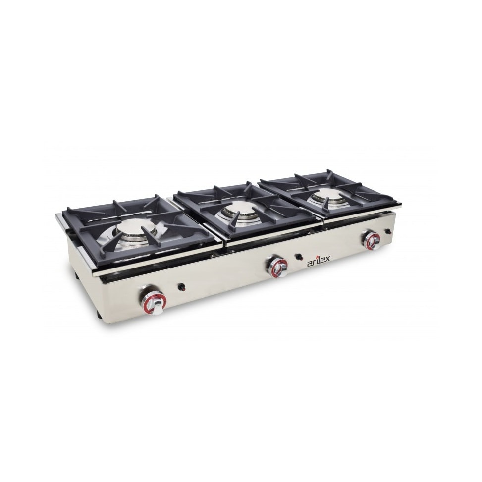 Hornillo cocina a gas 3 fogones
