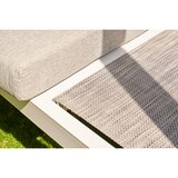 thumbnail of METRO Professional Chaise longue de luxe / Bain de soleil, acier/polyester, 188 x 208 x 215 cm, ivoire/argenté