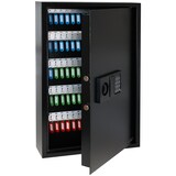 thumbnail of HMF Schlüsseltresor mit Zahlencode, Schlüsselsafe mit Elektronikschloss, 100 Haken, 66,5 x 43 x 13 cm, Schwarz