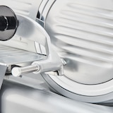 thumbnail of METRO Professional Cortafiambres eléctrico GFS2022, aluminio / acero inoxidable, 45 x 31.5 x 30.7 cm, 140 W, plata