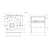 thumbnail of Combisteel radiaalventilator met 5000 m³/h en 5,6 ampère