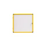 thumbnail of Bi-Office Schaukasten Ultrabrite - 9 x DIN A4 - magnetisch, mit gelbem Aluminiumrahmen