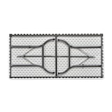 thumbnail of METRO PROFESSIONAL Table de banquet pliante, acier/plastique, 152 x 74 cm, blanc