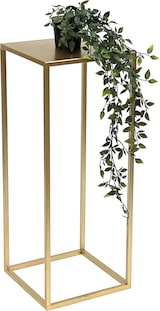 thumbnail of DanDiBo Blumenhocker Metall Gold Eckig 70 cm Blumenständer Beistelltisch 96506 L Blumensäule Modern Pflanzenständer Pflanzenhocker