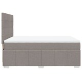 thumbnail of vidaXL Boxspringbett mit Matratze Taupe 140x200 cm Stoff