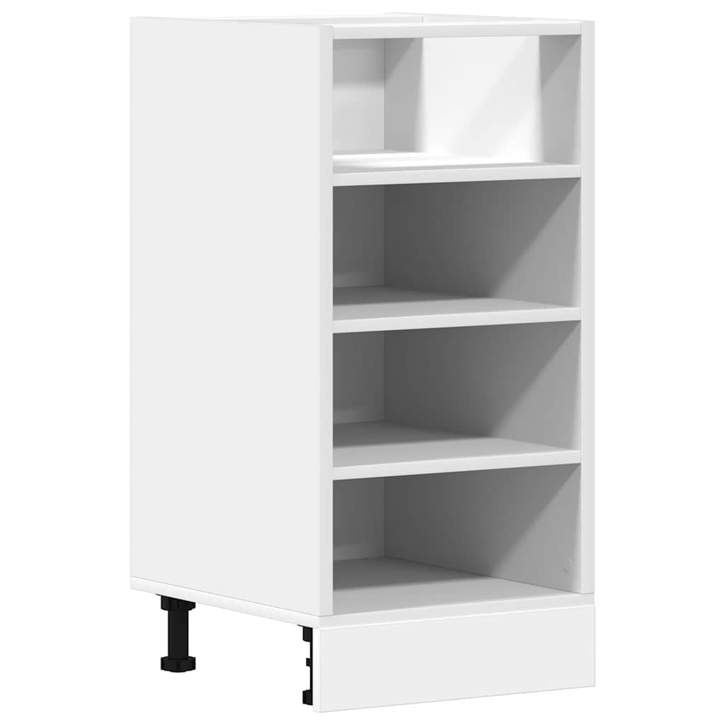 vidaXL Unterschrank Riga Weiß 40x44,5x81,5 cm Holzwerkstoff