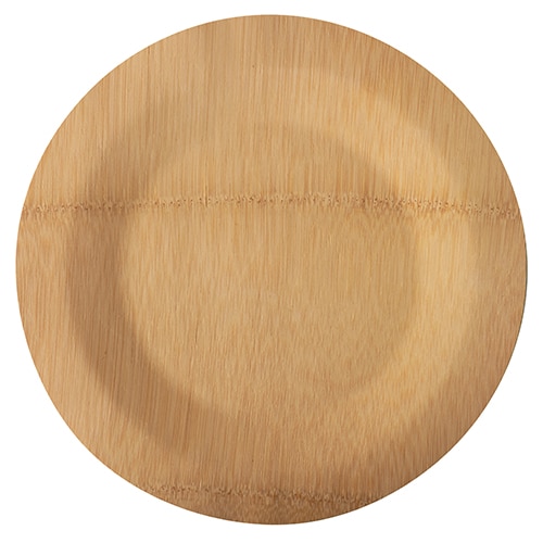 25 X 10 Teller, Bambus "pure" ungeteilt Ø 28 cm · 1,5 cm