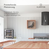 thumbnail of Klarstein Vinamour 12 Uno Weinkühlschrank 12Fl./46l  4-18°C 40dB Silber