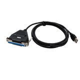 thumbnail of EXSYS EX-1324-37P USB 2.0 zu 4x Seriell, RS-232 Ports mit 37 Pin Buchse, Konverter, FTDI, schwarz, 1,8 m
