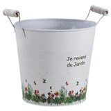thumbnail of Cache-pot en zinc Jardin