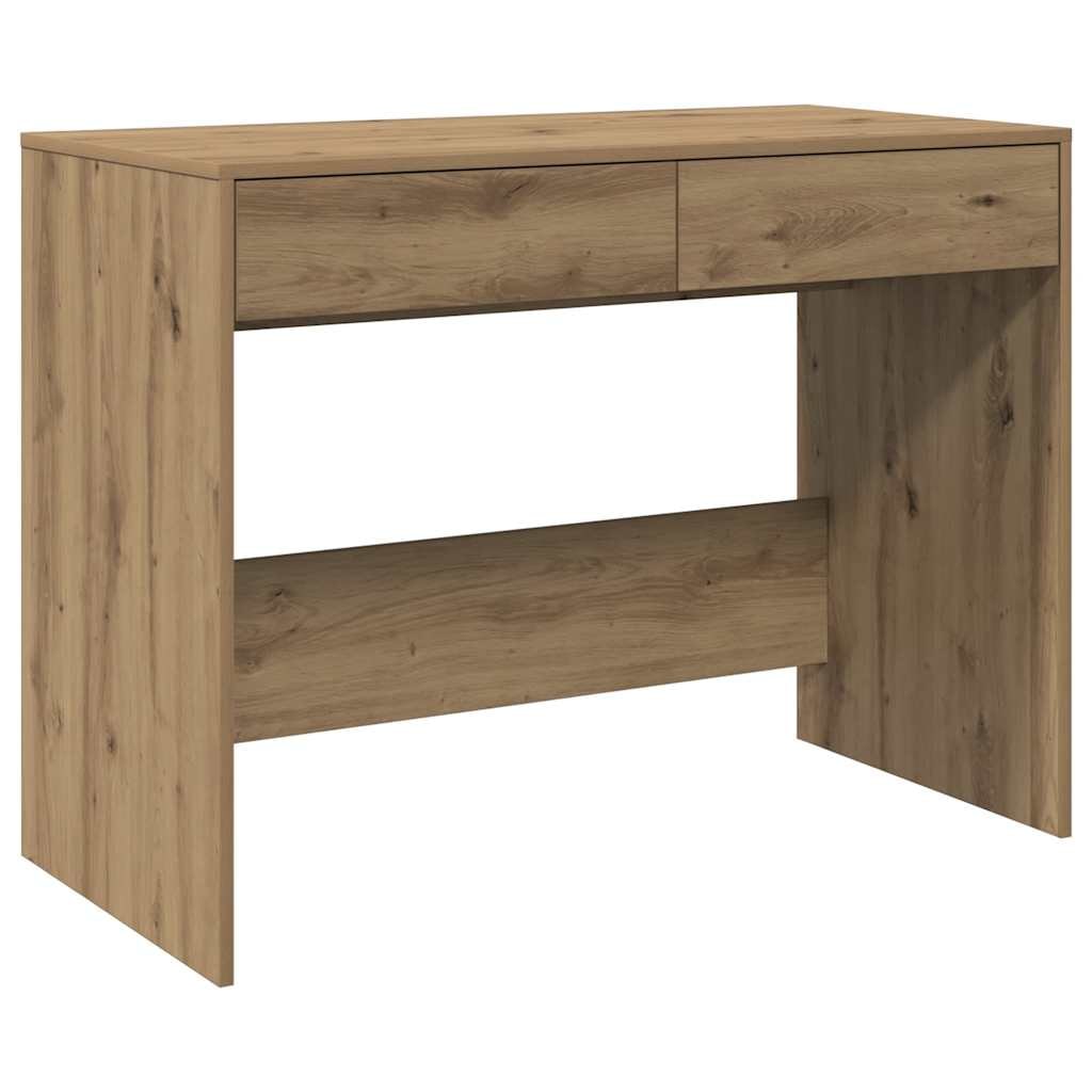 vidaXL Schreibtisch Artisan-Eiche 101x50x76,5 cm Holzwerkstoff
