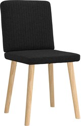 thumbnail of vidaXL Esszimmerstühle 2 Stk. Schwarz Stoff