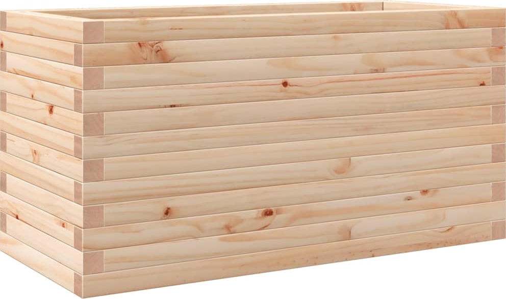 vidaXL Pflanzkübel 90x40x45,5 cm Massivholz Kiefer
