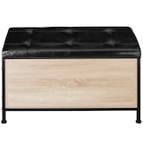 thumbnail of tectake Cassapanca imbottita Calico 81,5x41,5x50,5cm - Industriale legno chiaro, rovere Sonoma - 404639