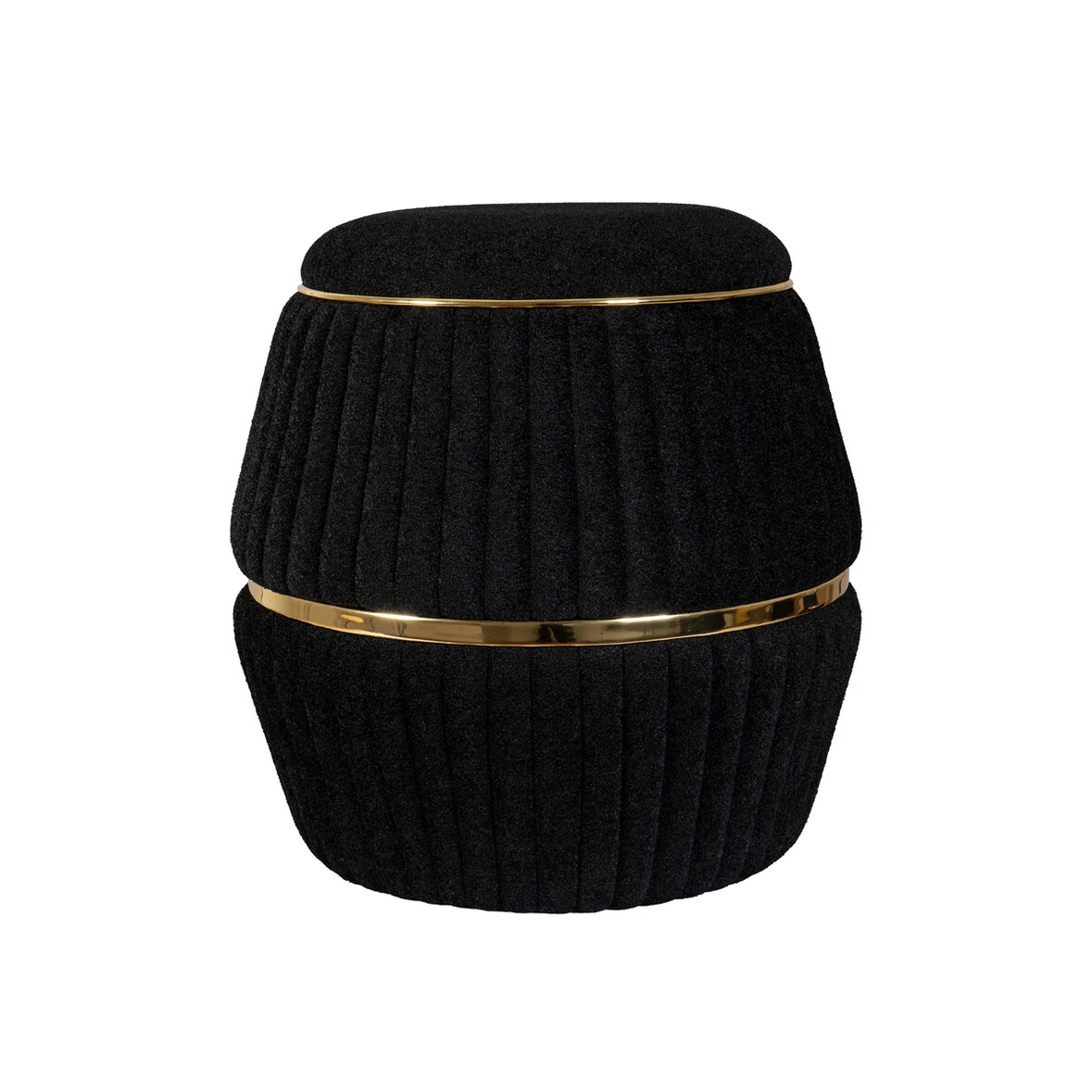 Hocker Britteny 210 Schwarz / Gold