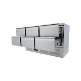 thumbnail of SARO Gekoelde werkbank met 6 lades, model VIVIA S 903 S/S TOP 6x 1/2