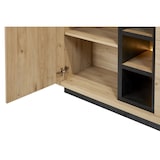 thumbnail of Matelpro - Buffet/bahut contemporain 240 cm chêne clair Tiffanie - Moderne & Design -Chêne clair - Deux étagères intérieures -Types de portes: Battant