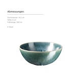 thumbnail of MÄSER Schüssel 15 cm, 4-er Set, BLAU, postsicher, Serie CARELLIA