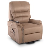 thumbnail of Fernsehsessel mit Aufstehhilfe, Relaxsessel mit elektrischer Liegefunktion, 2 Motoren, 120 kg belastbar, Mikrofaser, Braun, Raburg Jan