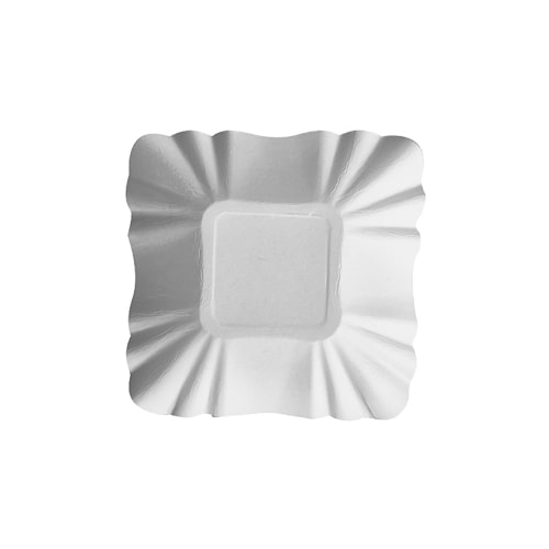 PAPSTAR 250 Schalen, Pappe "pure" eckig 9 cm x 9 cm x 3 cm weiss