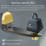 thumbnail of Support Mural Vidéoprojecteur Pliable Réglable En Alliage D'Aluminium Argenté Gris YONIS