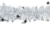 thumbnail of 3m Weihnachtsgirlande 10cm mit Schneeflocken Lamettagirlande Weihnachtsbaumgirlande Dekogirlande Weihnachten Christbaumgirlande Fasching Weiß Perlmutt