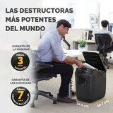 thumbnail of Fellowes Destructora Automática Fellowes 200C, 3-5 usuarios, destruye hasta 200 hojas en partículas de 4x38mm, DIN P-4, papelera 32L/200 hojas