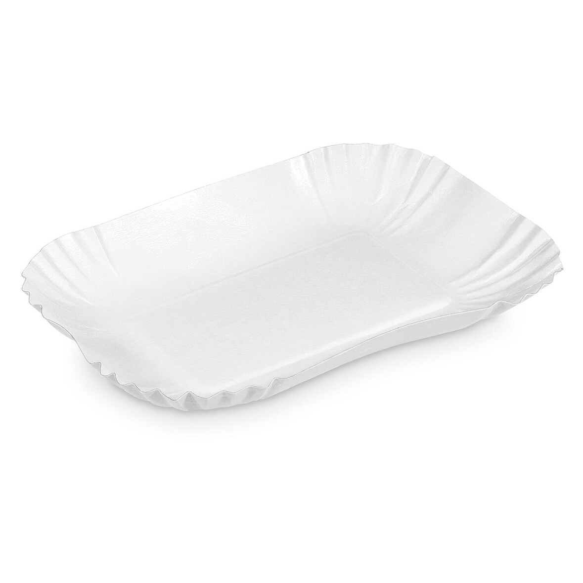 250x BIONATURE Pappschalen aus Frischfaser 17,5 x 13 x 3 cm fettdicht weiß