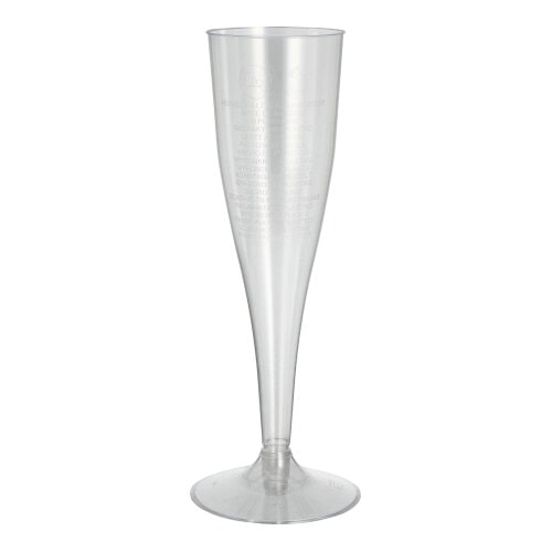 1 X 500 Stiel-Gläser für Sekt, PS 0,1 l Ø 5 cm · 17,5 cm glasklar