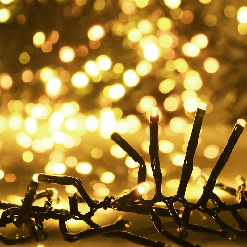 Lichterkette mit warmweißen LEDs.